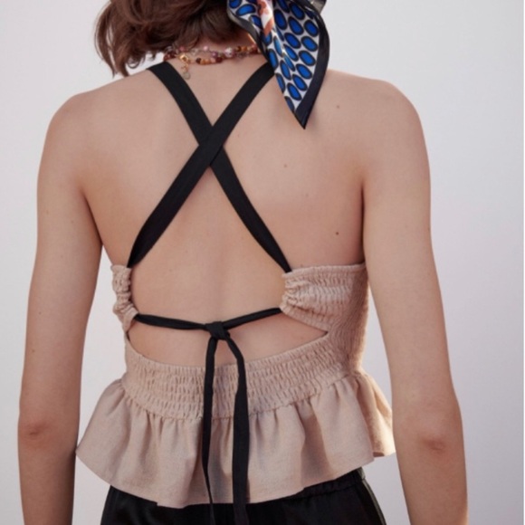 Zara smocked top size large - Picture 3 of 5